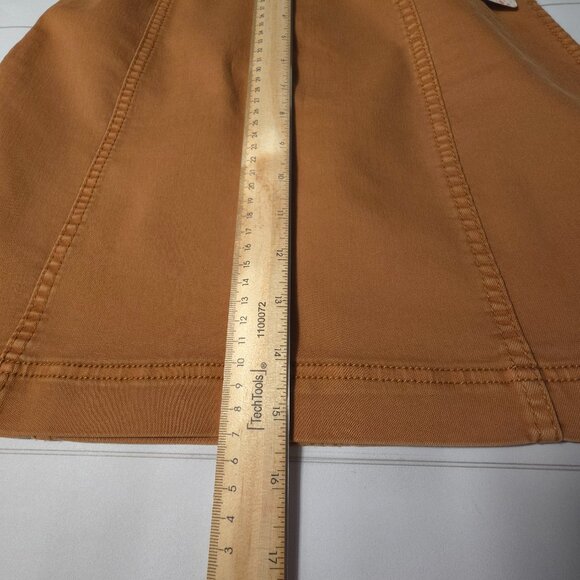 Free People Modern Femme tobacco colored mini skirt - size 8, new with tags! - Picture 12 of 13